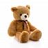 Мягкая игрушка Медведь коричневый с ленточкой, 65 см.  - миниатюра №1